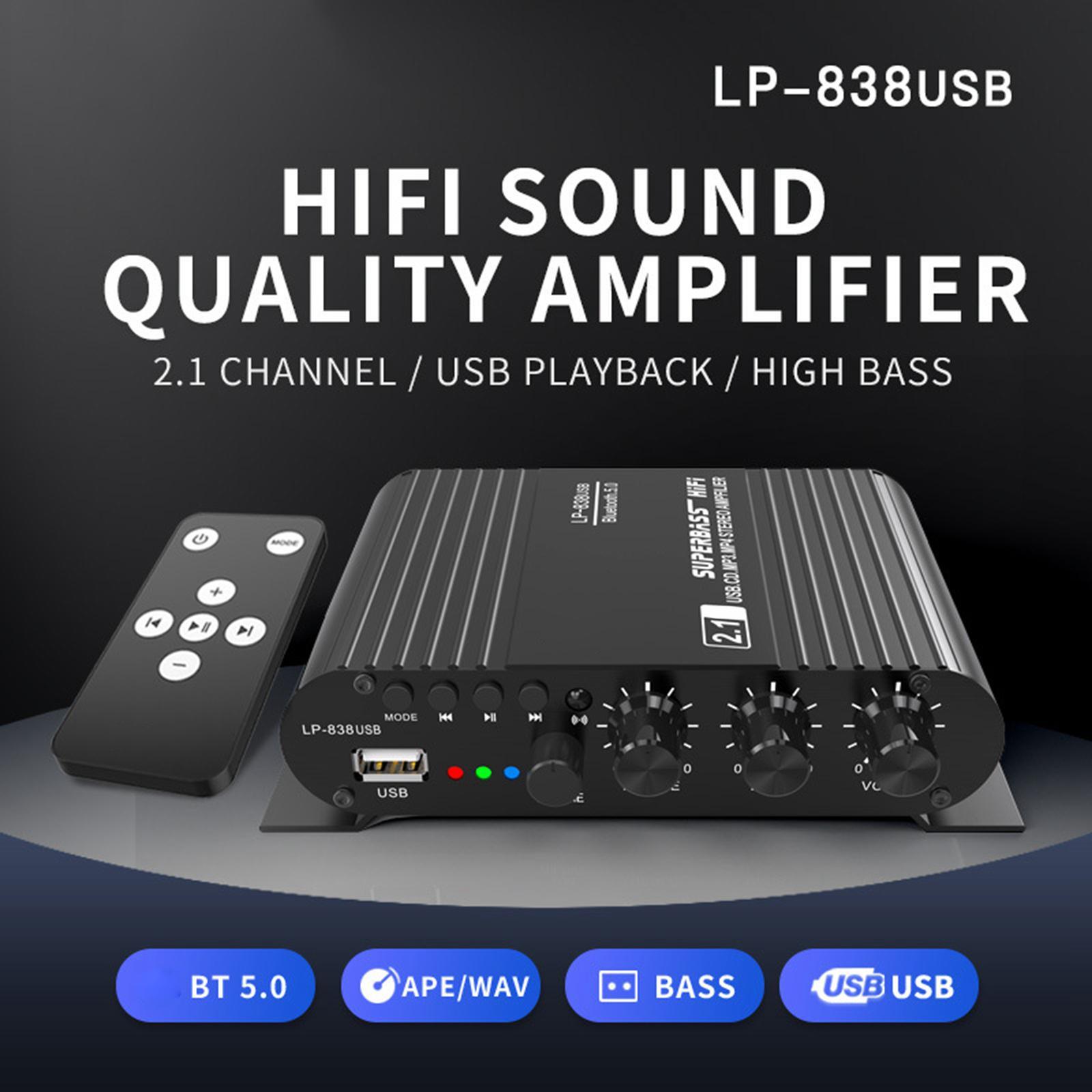 Audio Power Amplifier Lossless Music Player 3 CH for Studio