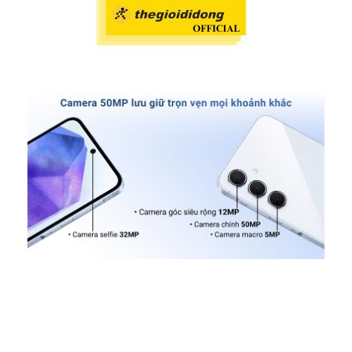 Điện thoại Samsung Galaxy A55 5G 8GB/128GB - Hàng Chính Hãng