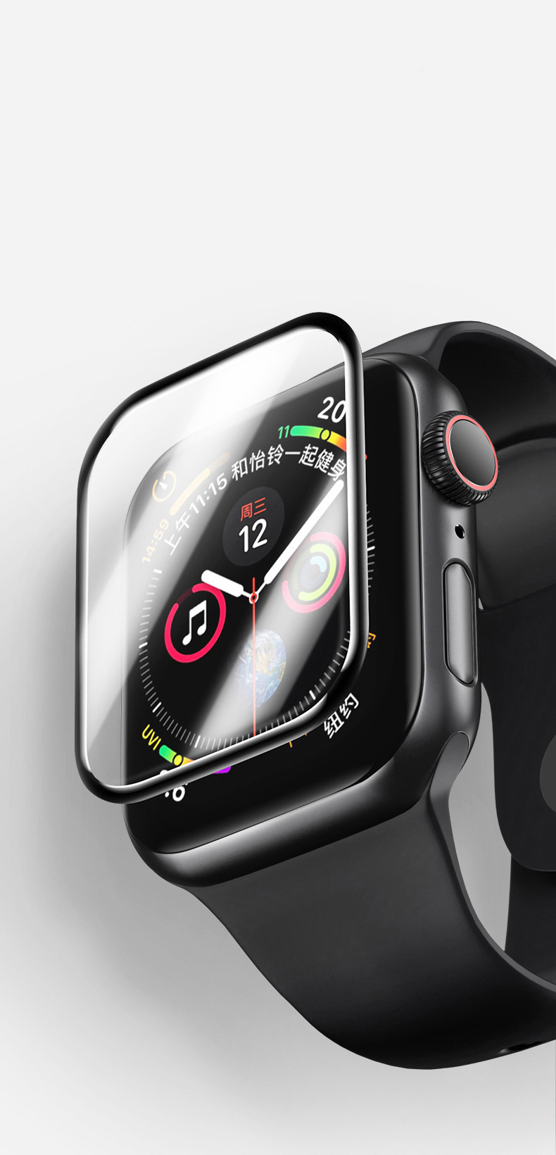 CƯỜNG LỰC DẺO CAO CẤP DÀNH CHO APPLE WATCH SERI 7/6/5/4/3/2/1 VÀ SE