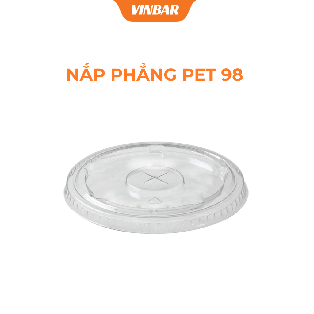 NẮP PHẲNG PET 98 (DÙNG CHO LY 700ML)