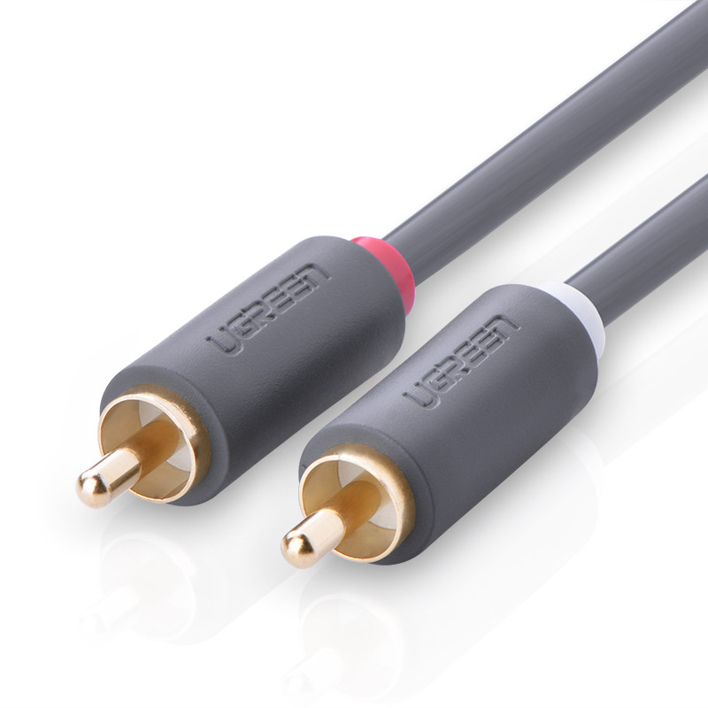 Cáp Audio 2 đầu RCA UGREEN AV104 dài 3m 10519 - Hàng chính hãng