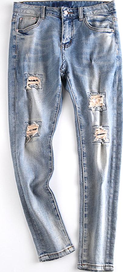 Quần baggy nữ ống đứng tạo chân dài thướt tha,rách nhẹ 118