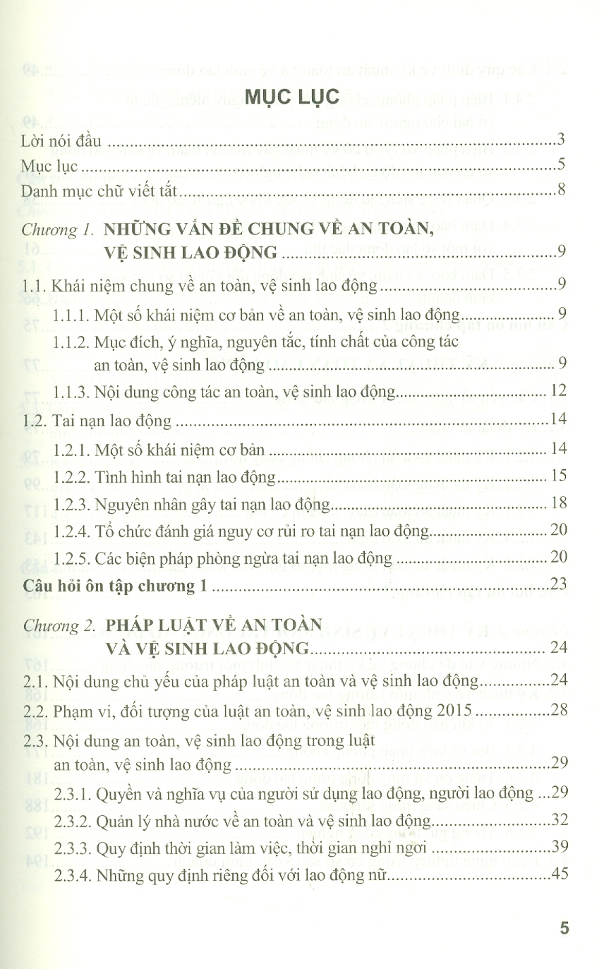 Giáo Trình An Toàn Lao Động Và Bảo vệ Môi Trường