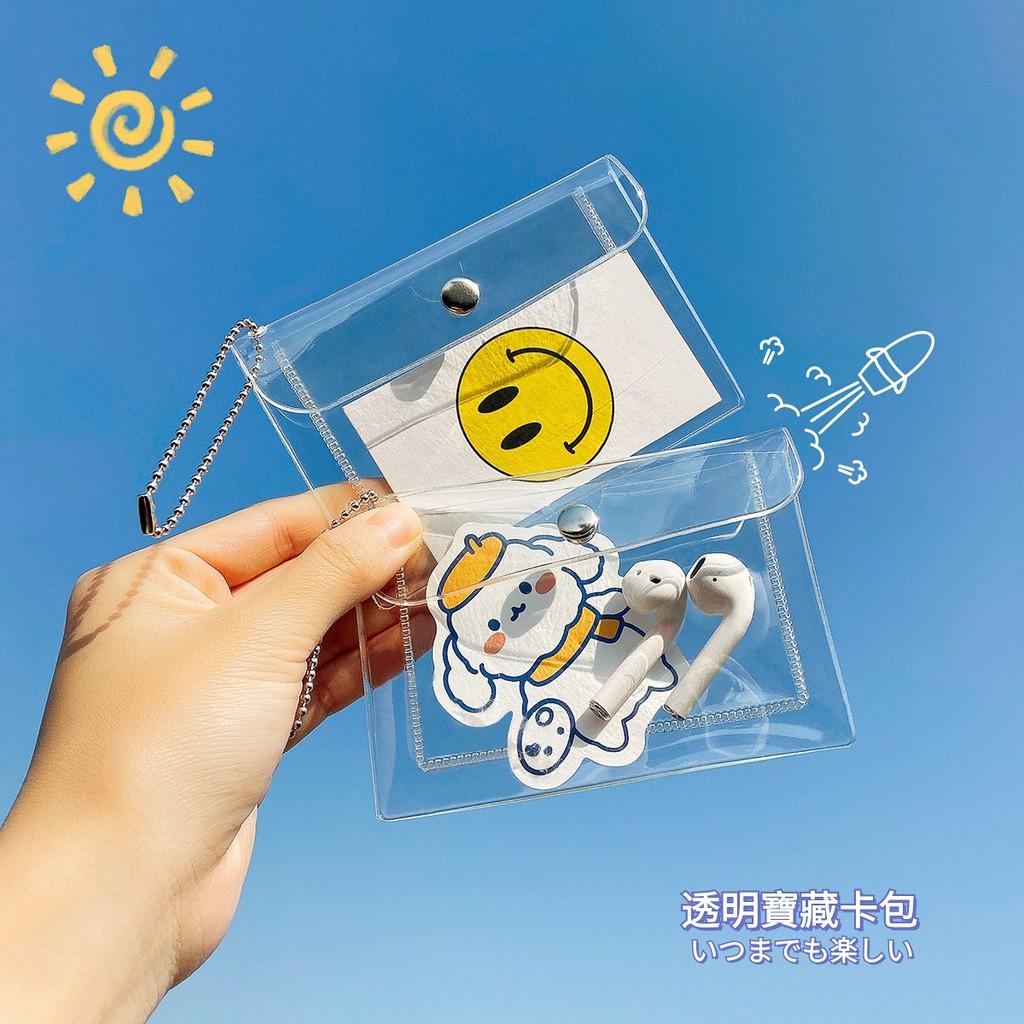 Ví mini trong suốt không kèm sticker