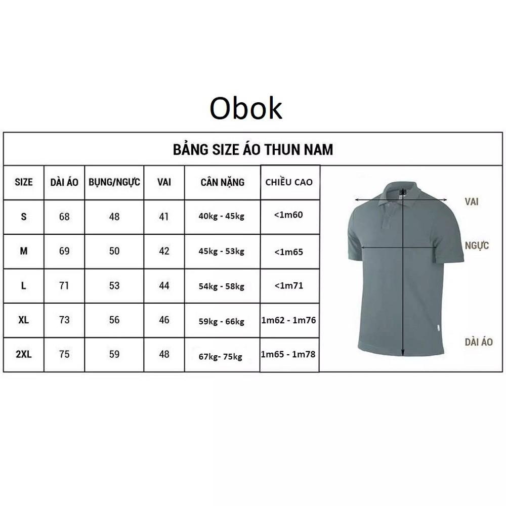 Áo Thun Nam Tay Ngắn , Áo Phông Nam Cổ Tròn Cao Cấp OBOK Fashion CTN04