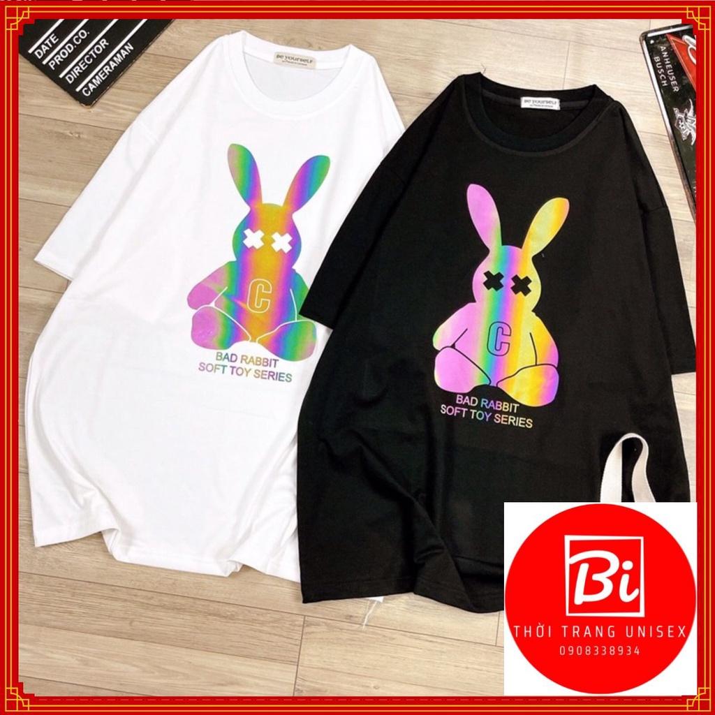 Áo Thun Phản Quang Unisex Form Rộng Nam Nữ Đều Mặc Được_Chất Cotton Dày Dặn Mềm Minh Không Xù_Mặc Cặp Đều Được