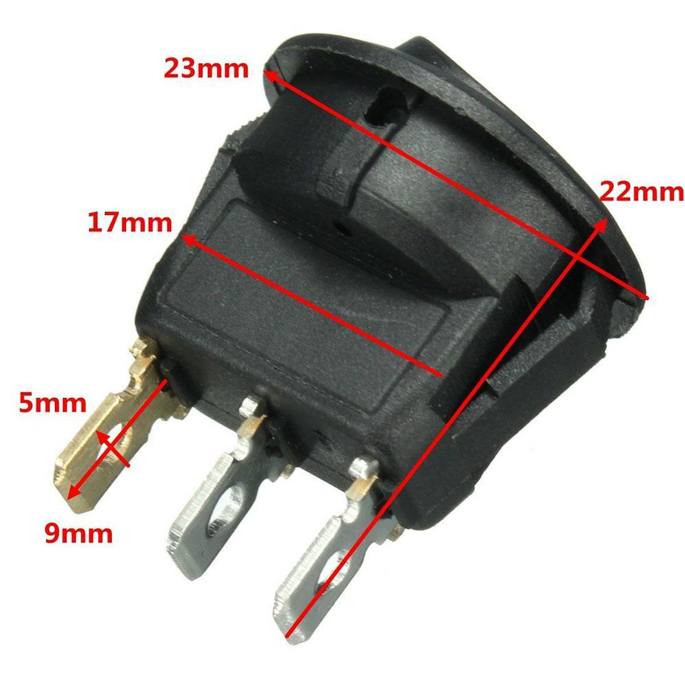 3x12V Front Rocker Wireless Parking Sensor Switch Button Kits for Car Rv