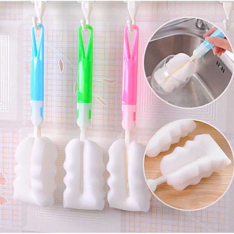 Dụng cụ vệ sinh ly cốc đa năng, cây cọ rửa cốc, ly bình giữ nhiệt, bình sữa tiện lợi