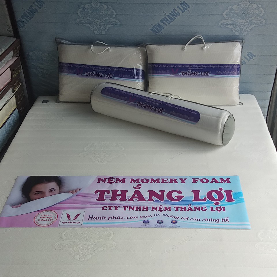 Gối Ôm Cao Su Non Mềm (Foam) Thắng Lợi 35x100cm