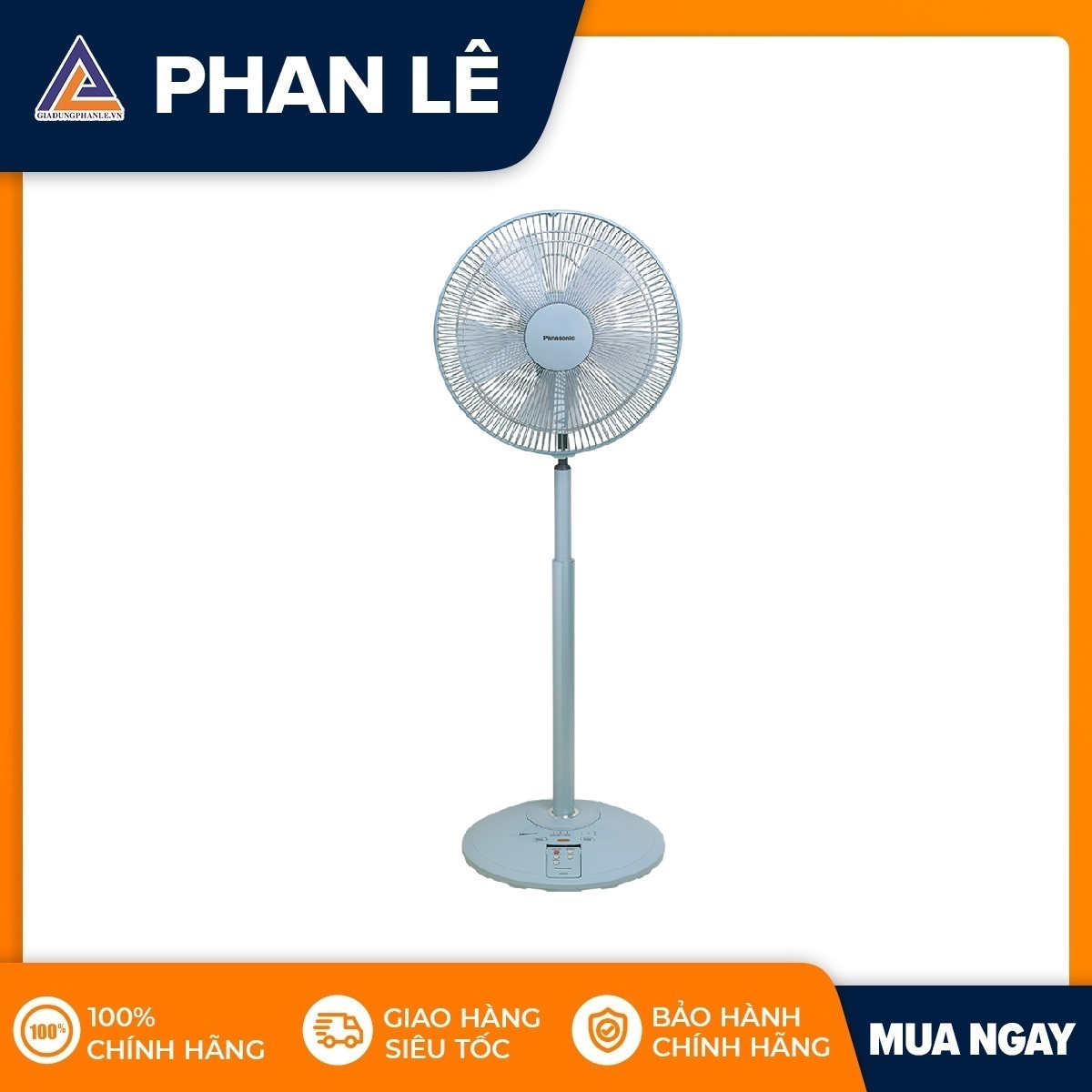 Quạt đứng Panasonic F-308NH-B (Màu Xanh) - Hàng Chính Hãng