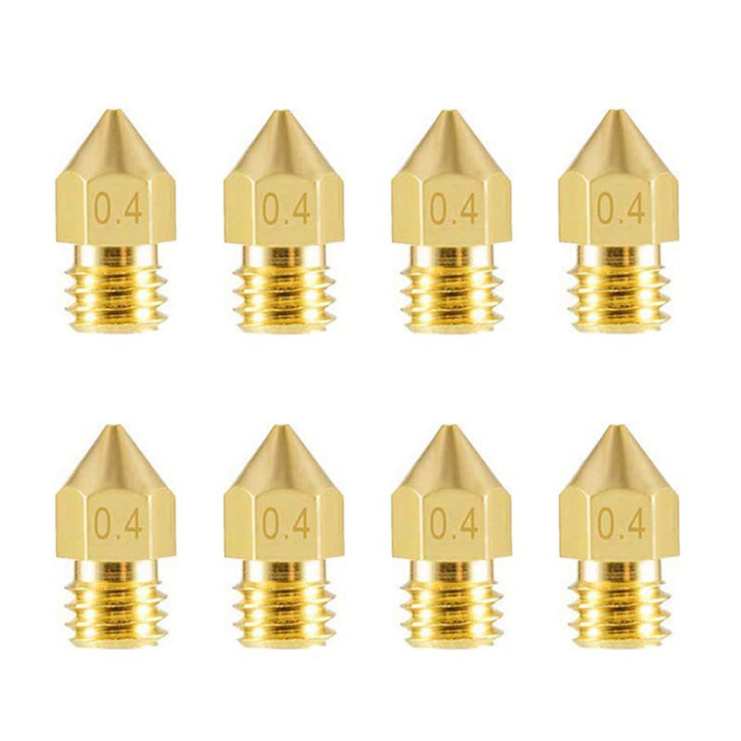 8PCS 0,4mm MK8 Máy in máy in máy in 3D cho Creality Ender 3/3 Pro/3 V2 Ender 5/5 Pro, CR-10/10S Makerbot ANET AET A8