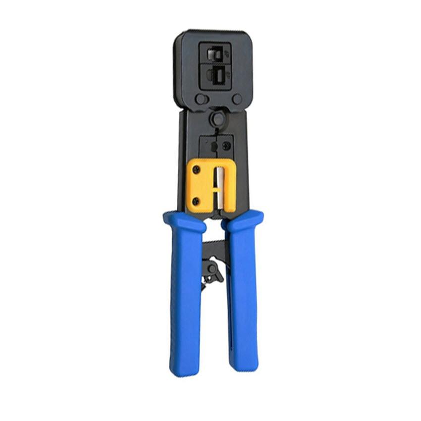 Kìm bấm hạt mạng xuyên thấu - Tặng kèm 10 hạt RJ45 xuyên thấu