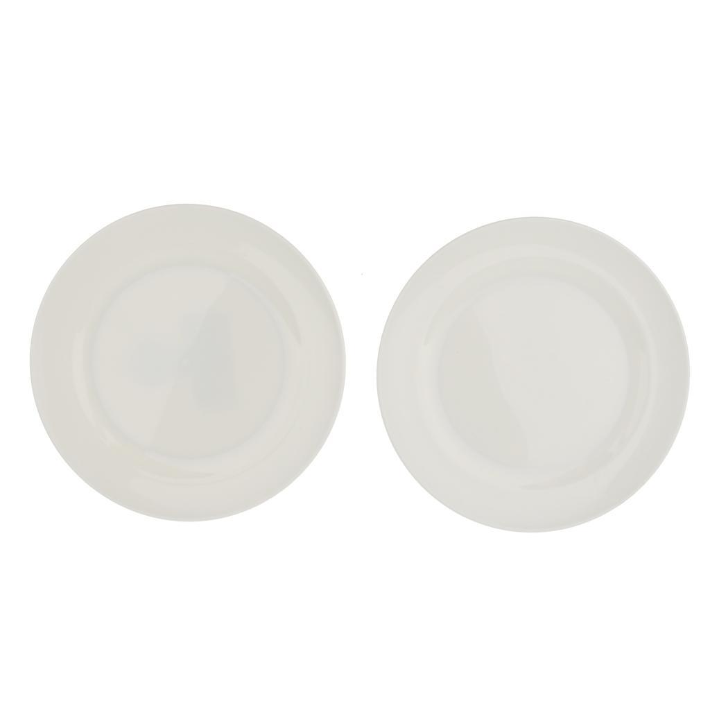 2pcs Plates Set Food Container Dishes Camping Storage Bowl 3 color