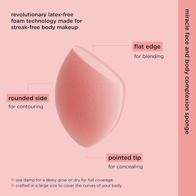 Mút đa năng Real Techniques miracle face and body sponge