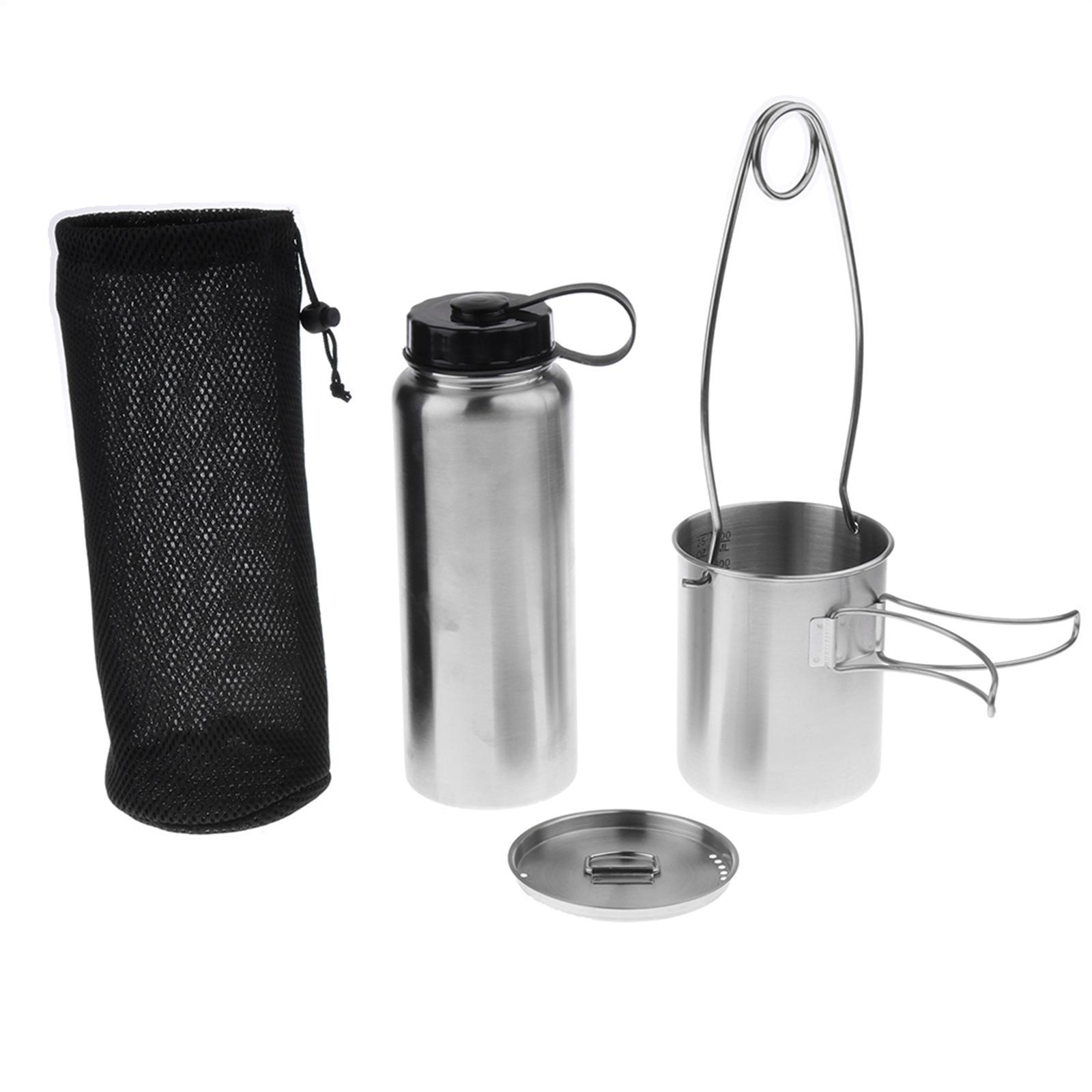 Portable Stainless Steel 500ml Travel Camping   Alcohol