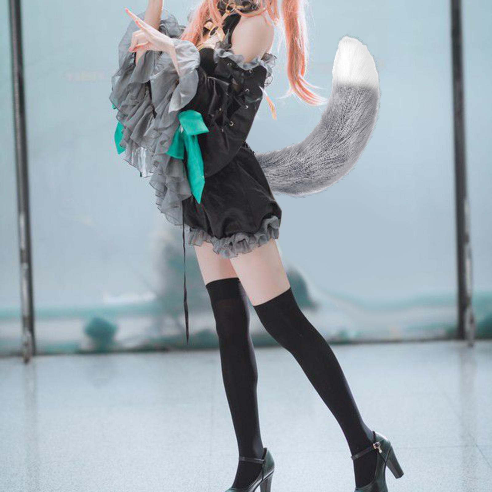 Faux tail, Furry fox Puppy Costume tail for Costume Accessories Props Cosplay Party