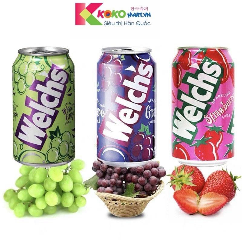 Nước soda Welchs Hàn Quốc 355ml