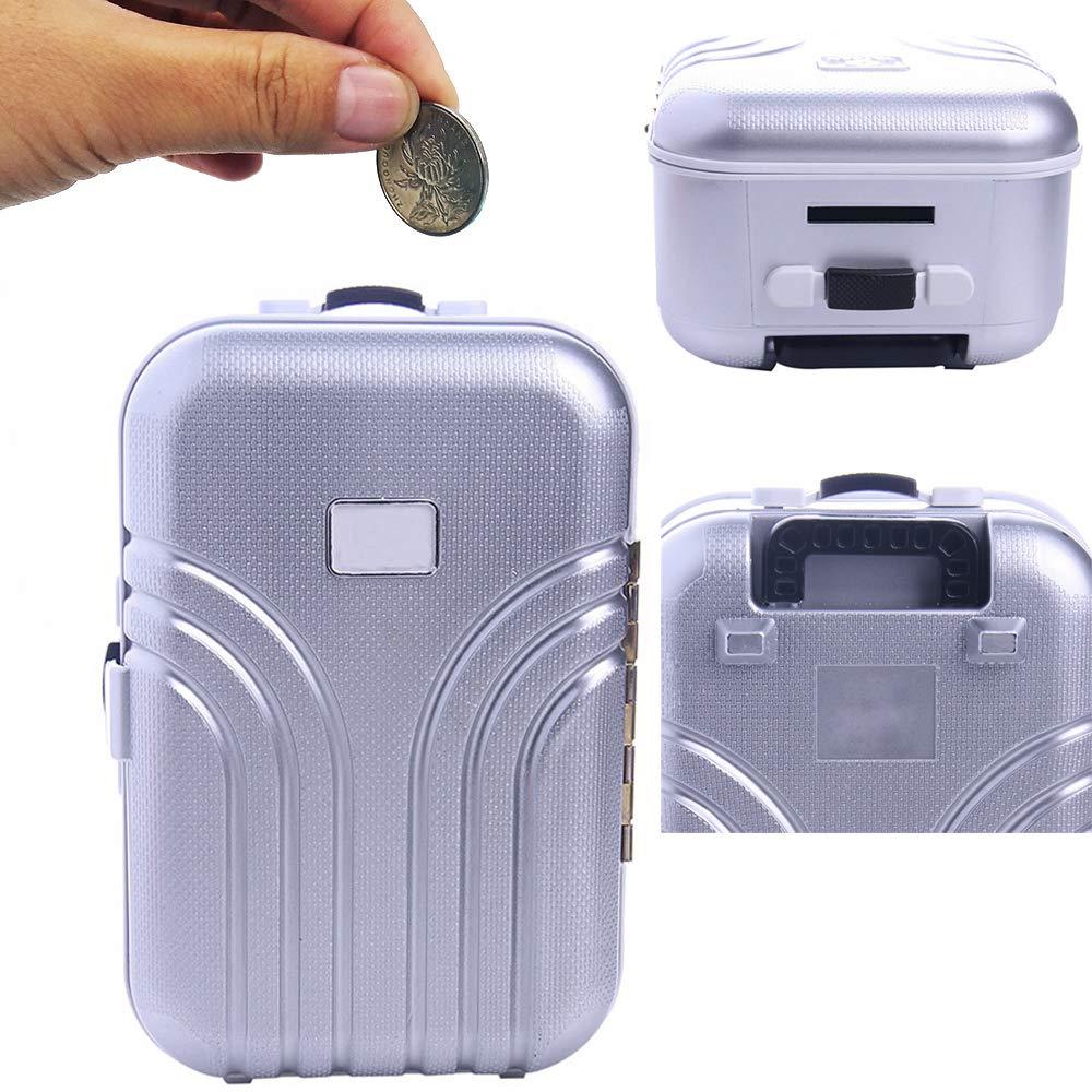 Creative Vali vali vali, mini hành lý nhỏ cỗ xe, trang trí gỗ văn phòng hiện đại, mô phỏng du lịch trong ABS nhựa, hộp du lịch xinh xắn, 16x10.5x7cm