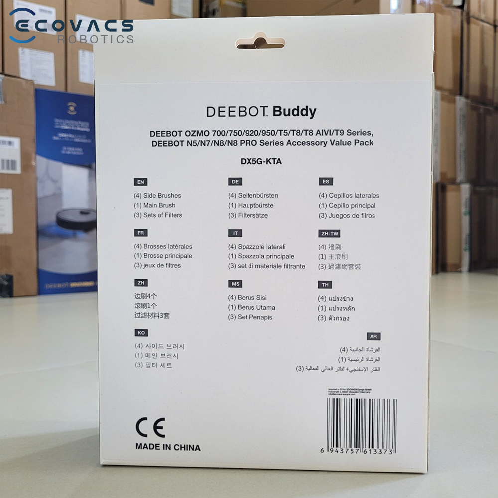 Hộp Phụ Kiện Ecovacs Deebot OZMO 920/950 - Hàng chính hãng nhập khẩu - Bản quốc tế