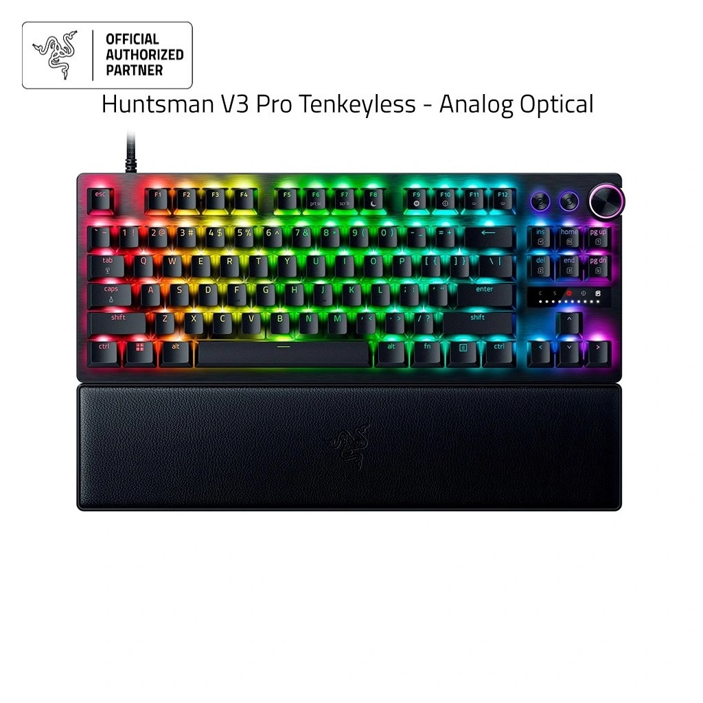 Bàn phím cơ Razer Huntsman V3 Pro Tenkeyless Analog Optical - Hàng chính hãng