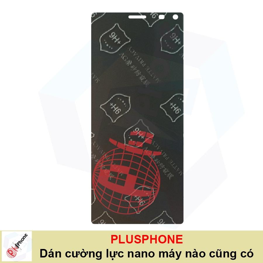 Dán chống nhìn trộm dành cho Sony Xperia 8 - Dán cường lực dẻo nano 9H+