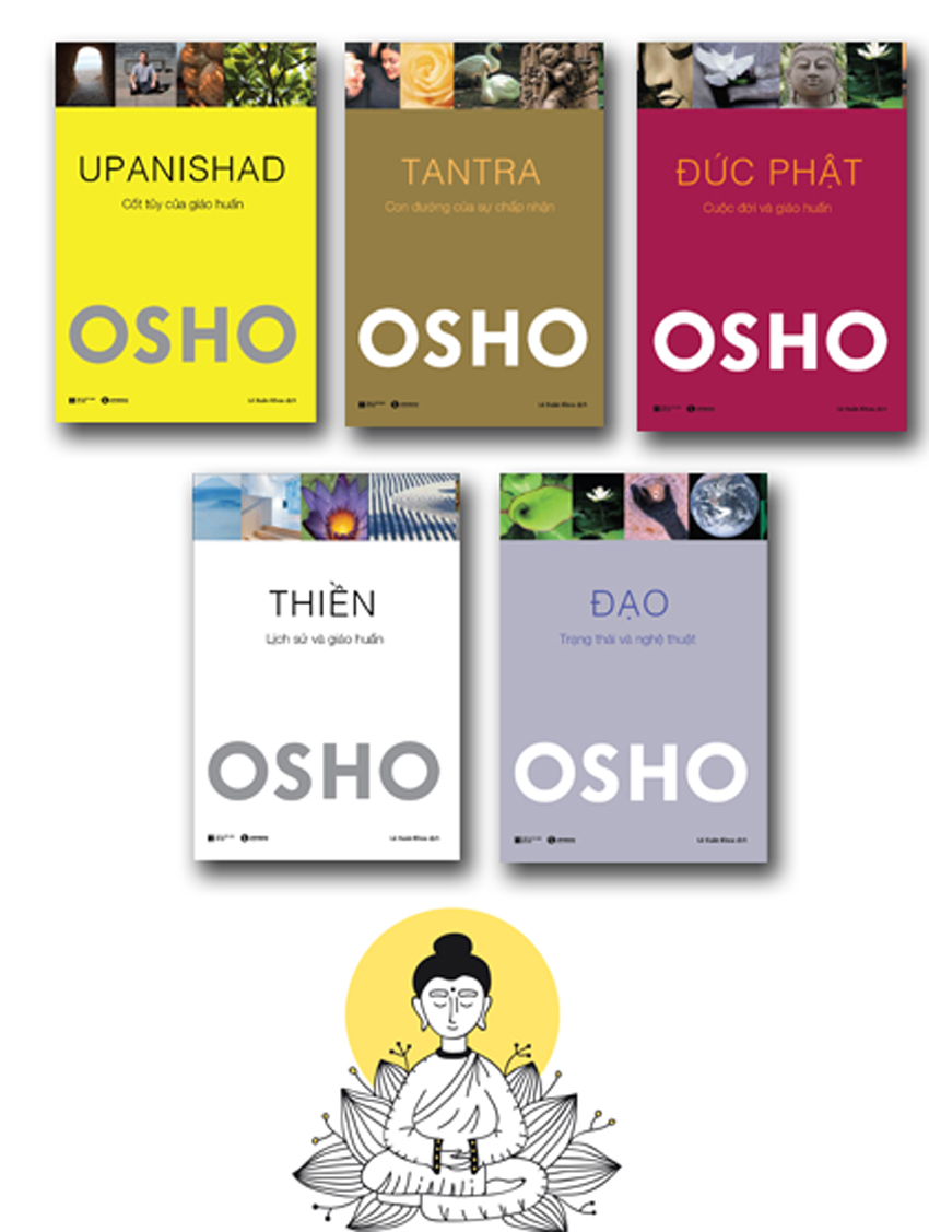 Bộ sách Osho: Đạo, Đức Phật, Thiền, Tantra, Upanishad
