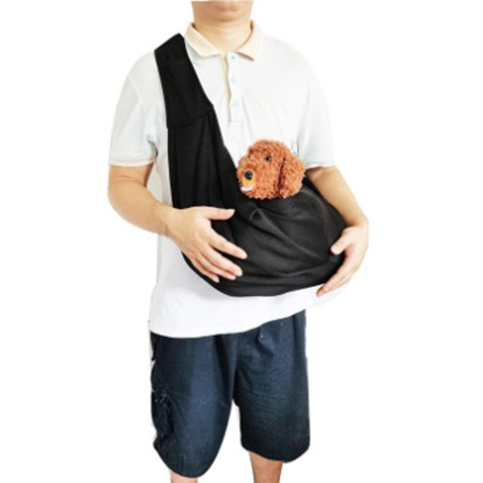 Pet Carrier Adjustable Shoulder Black