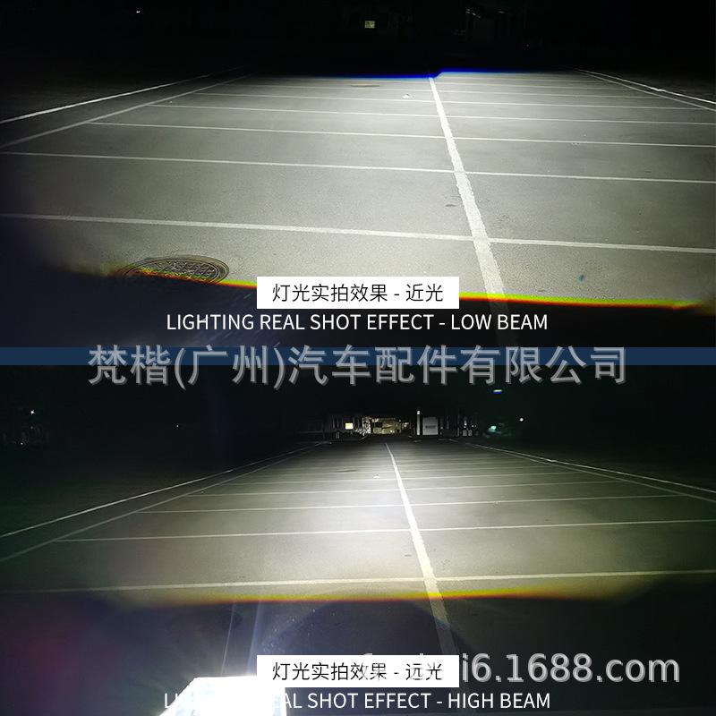 Phong cách mới nhất 2,5 inch mini LED không phá hủy thấu kính đôi đèn pha ô tô sửa đổi đèn pha xe máy xa và gần tích hợp hạt đèn làm nổi bật đèn định vị