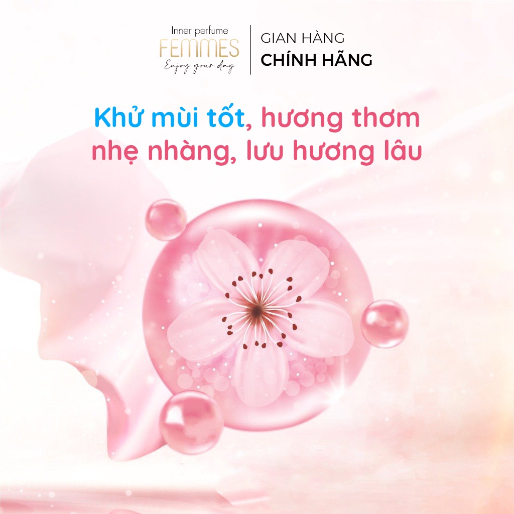 Nước hoa cô bé nữ chính hãng Femmes cao cấp, mùi thơm quyến rũ sexy độ lưu hương tốt dung tích 10ml