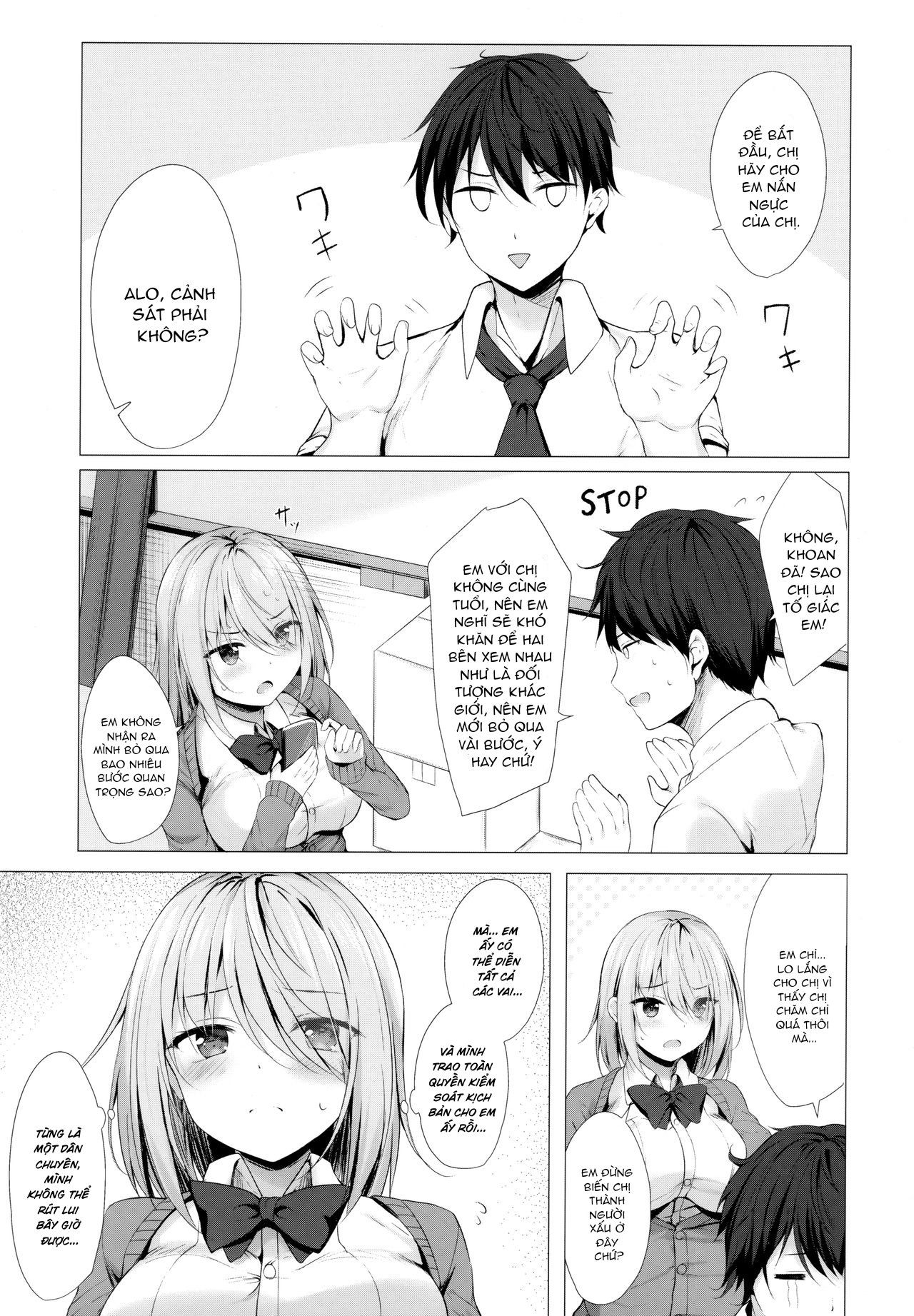 [18+] dạy senpai cách làm diễn viên chapter 1 4