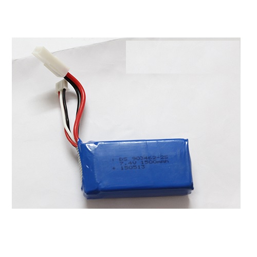 Pin sạc 2s 7.4v dung lượng 1500mAh chân cắm EL2P