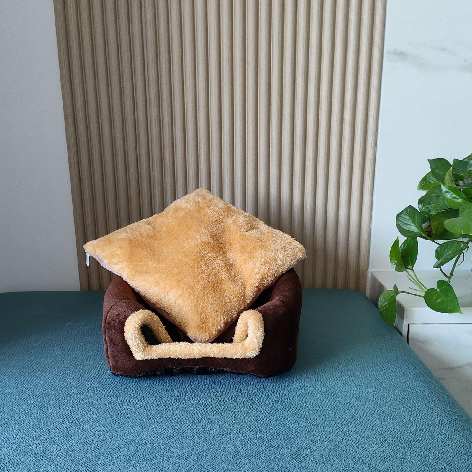 Small Pet Animals Bed Warm Rabbit Cage Nest for Chinchilla Squirrel Hedgehog