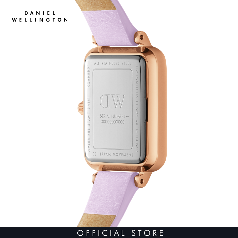 Đồng hồ Nữ Daniel Wellington Dây Da - Quadro 20X26MM DW00100637