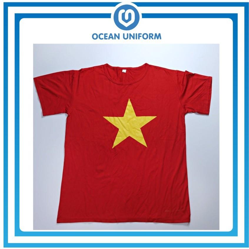 Áo cờ đỏ sao vàng trẻ em Ocean Uniform vải cotton cao cấp