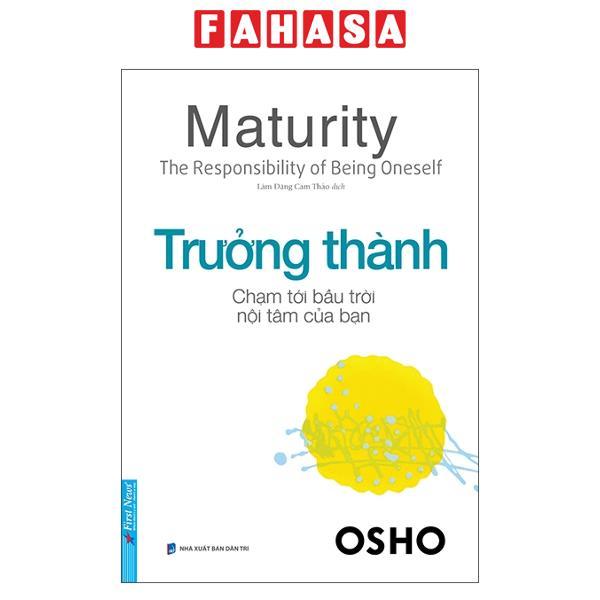 Sách OSHO Trưởng Thành – Maturity