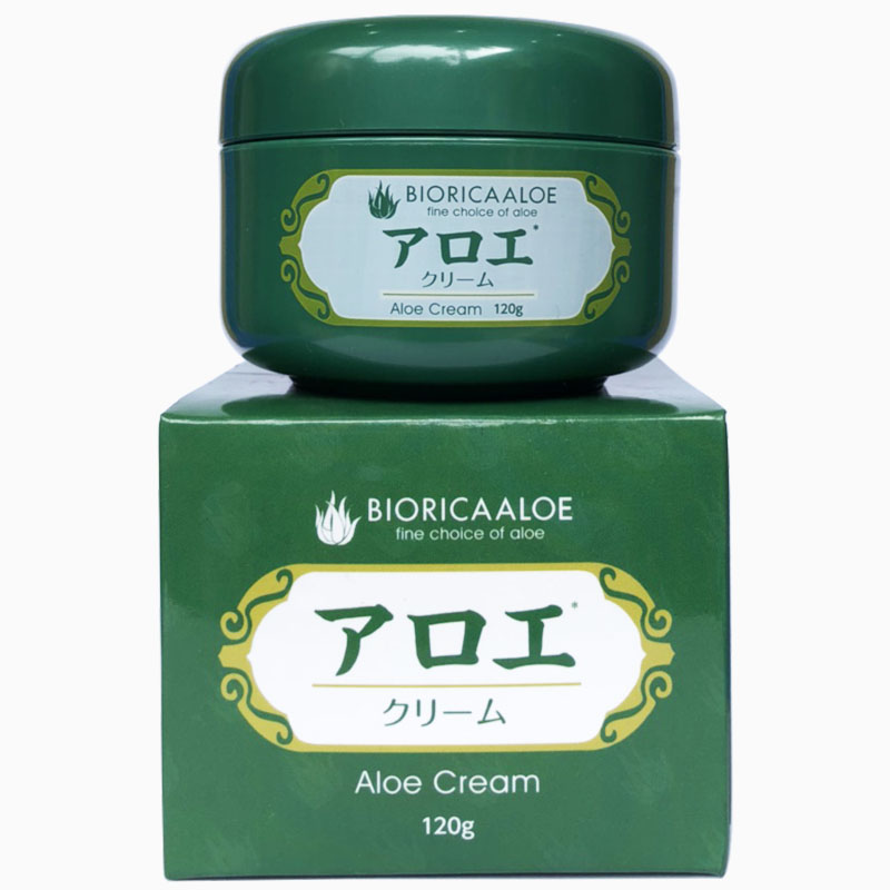 Kem dưỡng ẩm da trị khô nẻ chiết xuất lô hội BIORICA ALOE nhật bản (120g) - HÀNG CHÍNH HÃNG