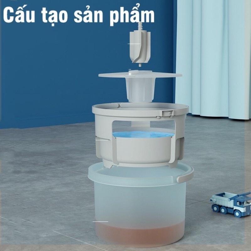 BỘ CHỔI LAU NHÀ ĐA NĂNG THÔNG MINH TÁCH NƯỚC BẨN K8 - VẮT NƯỚC DỄ DÀNG