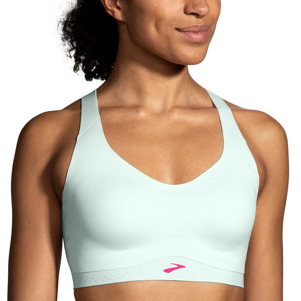 ÁO NGỰC CHẠY BỘ BROOKS DARE STRAPPY RUN BRA 2.0 Mint Mix Hyper Pink