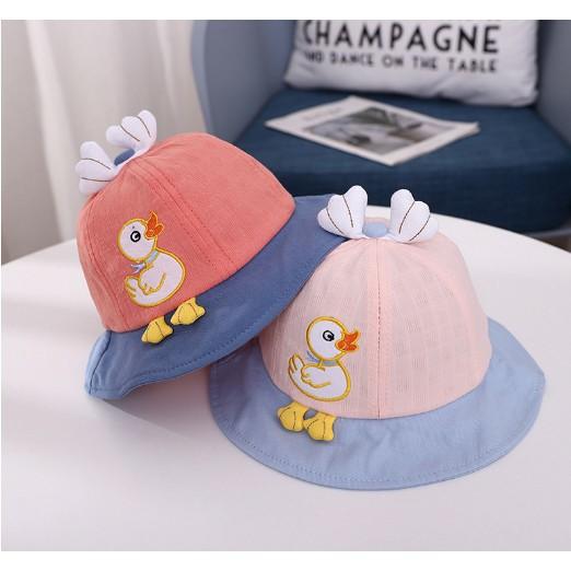 Mũ vành tròn vịt kute cực xinh cho bé từ 6 tháng đến 3 tuổi