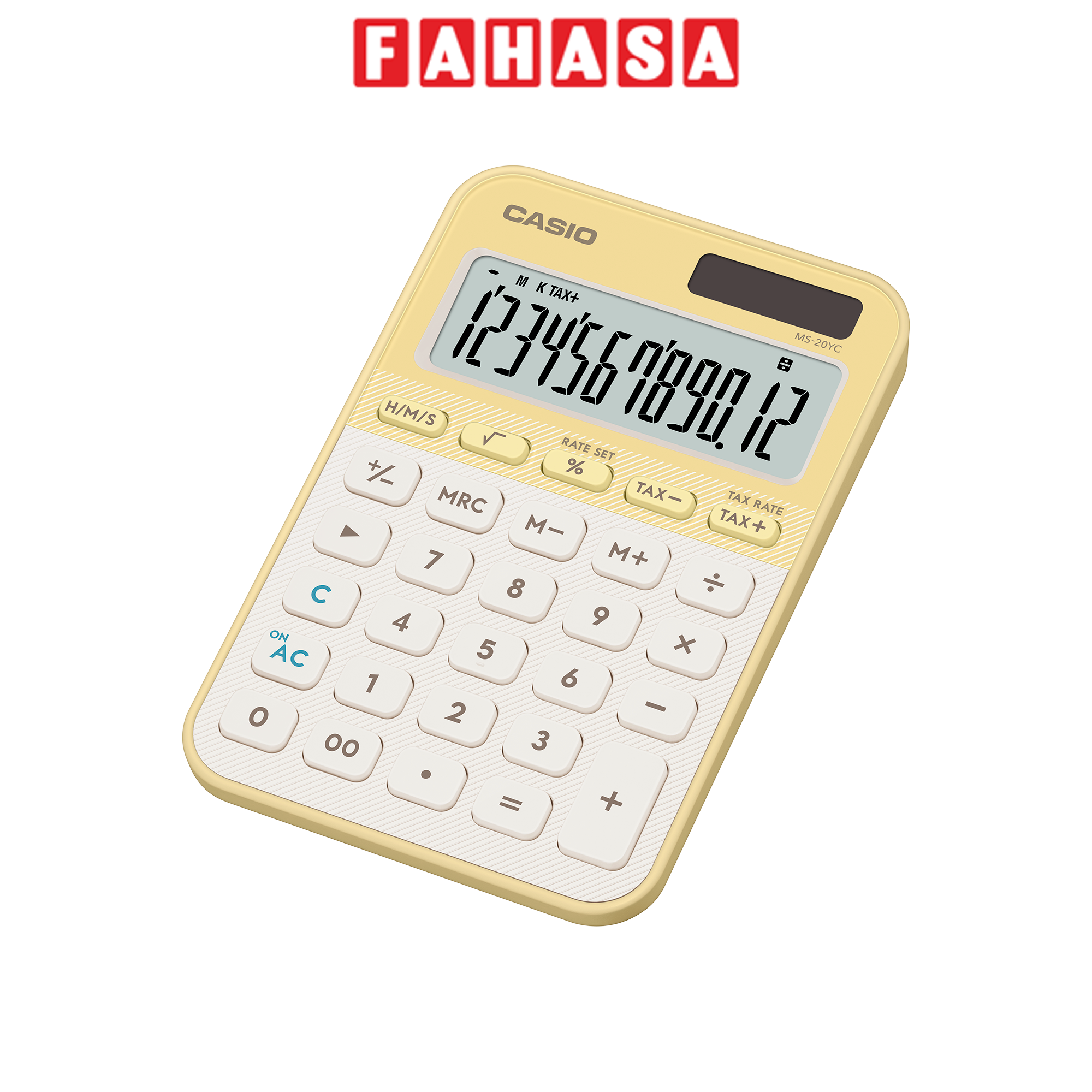 Máy Tính Casio MS-20YC-LY-W-DP - Màu Vàng