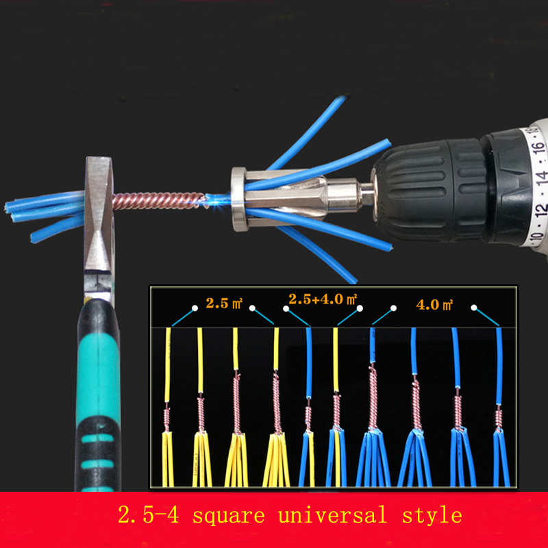 Dụng cụ xoắn nối dây điện siêu nhanh