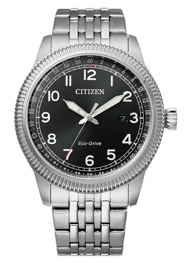 Đồng Hồ Nam Citizen Eco-Drive Dây Thép Không Gỉ BM7480-81E - Mặt Đen (42.5mm)