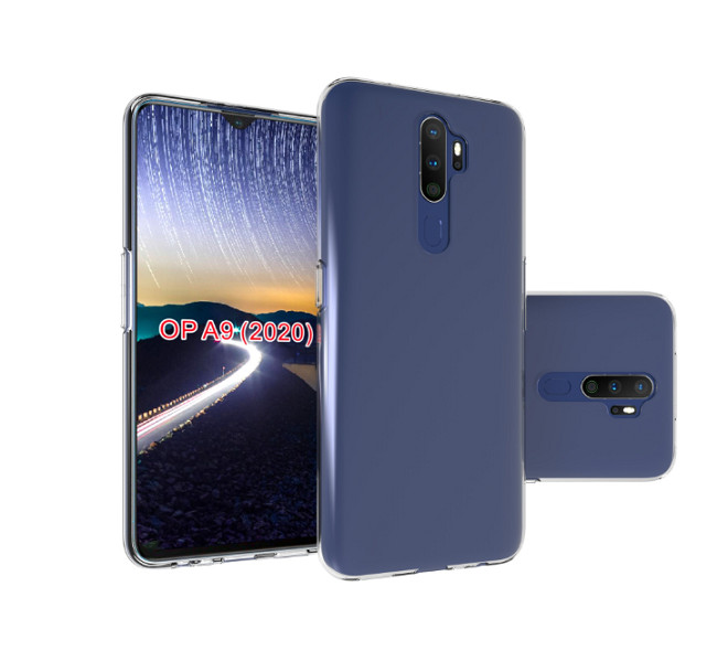 Ốp lưng silicon trong suốt cho Oppo A9 2020 siêu mỏng 0.55mm