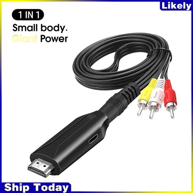 Bộ Chuyển Đổi Hdmi Sang Rca Av Hd Video Cho Hdtv Vhs Vcr Dvd