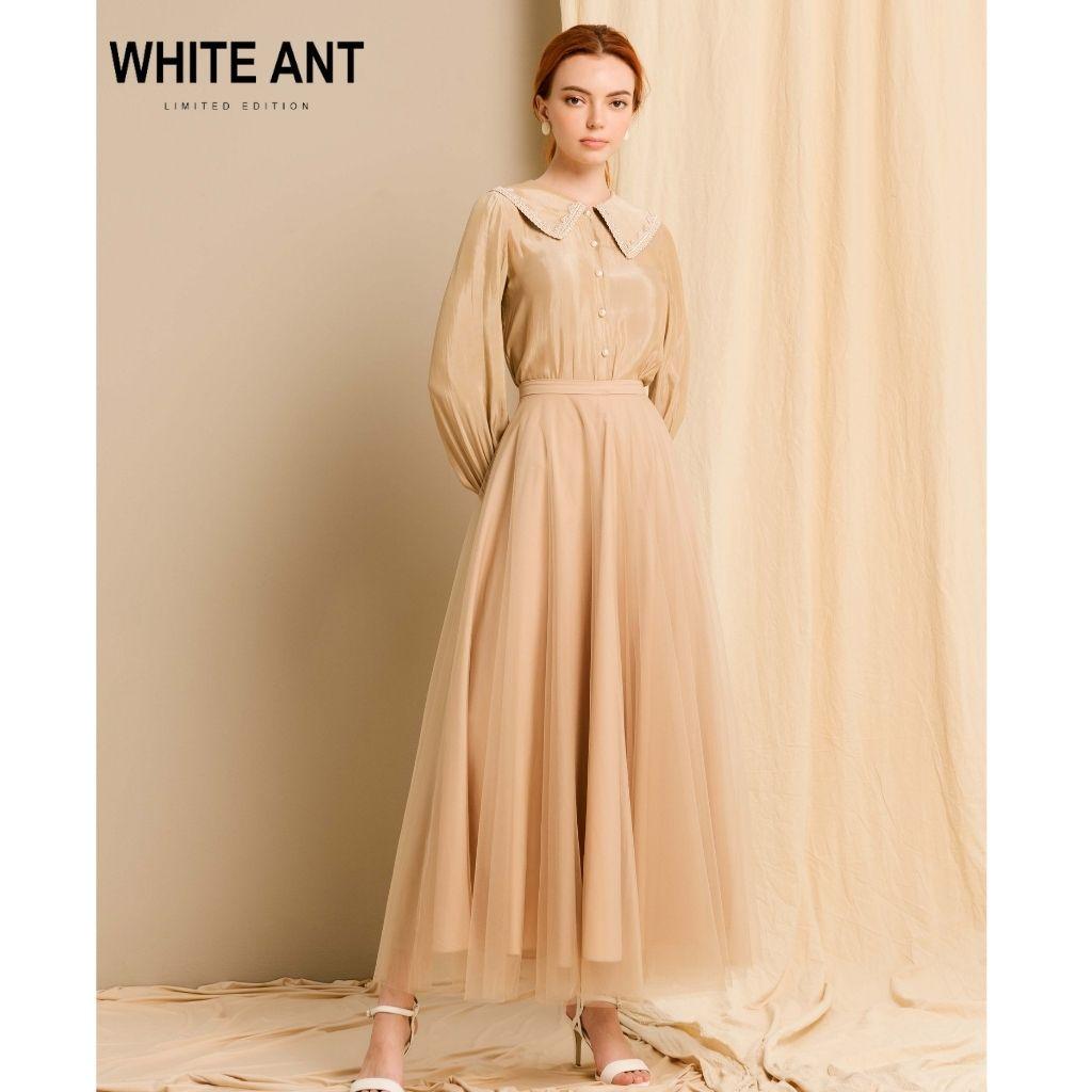 Chân váy xòe lưới 3 lớp cá tính phong cách nữ mặc cùng mọi kiểu áo WhiteAnt 110333