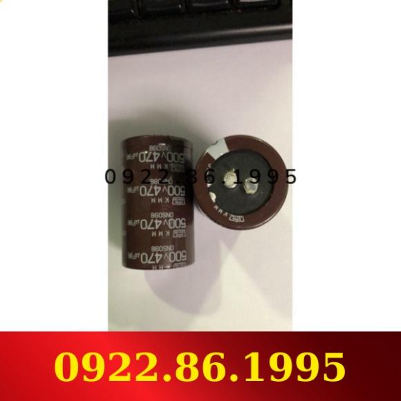 Tụ Điện Phân Nhôm Hóa Học 500v470uf 500V Thông Số Kỹ Thuật Kmm: 35X60 470Uf hàng mới về