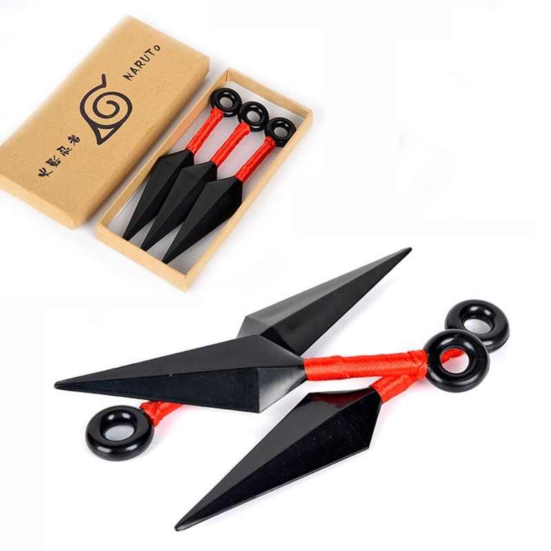 Bộ 3 Kunai Naruto hoá trang cosplay có hộp  đựng