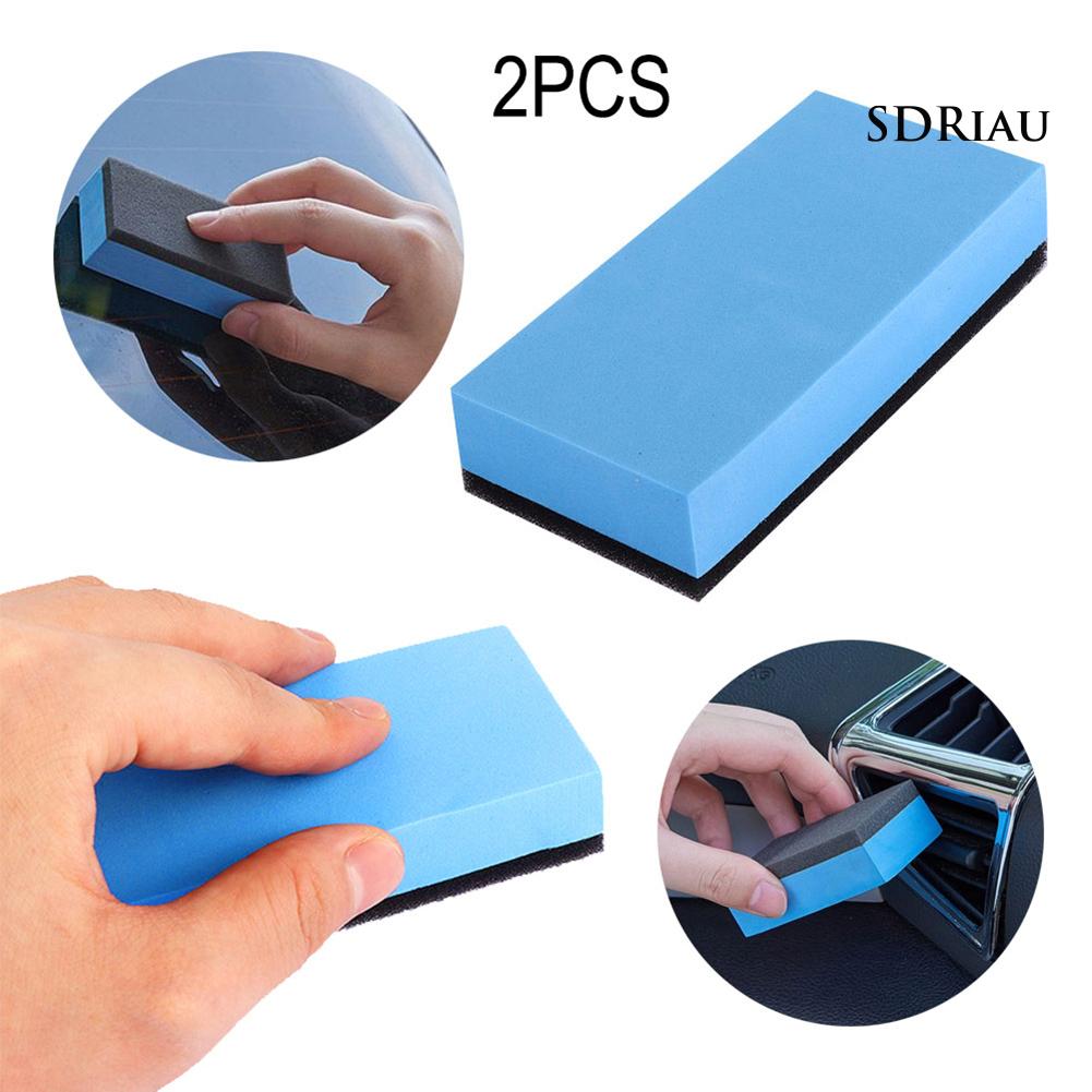 Bộ 2 Miếng Xốp Lau Kính Xe Hơi Bền Tẩy Vết Bẩn Hiệu Quả