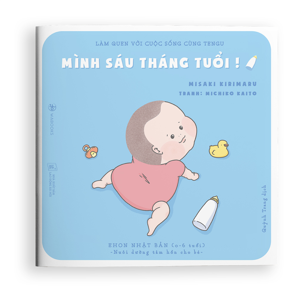 Combo 4 cuốn truyện tranh Ehon Nhật Bản - Làm quen với cuộc sống cùng Tengu (Mình sáu tháng tuổi, Mình một tuổi rồi đấy, Tengu một tuổi rưỡi, Xin chào tuổi lên hai) - Dành cho trẻ từ 0 - 2 tuổi