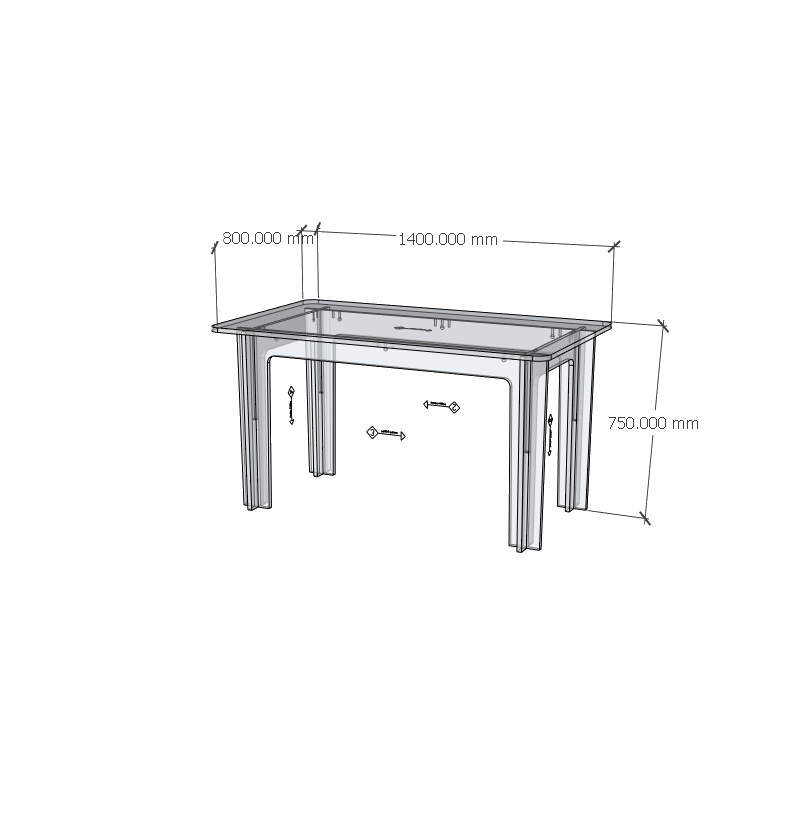 HAPPY FURNITURE , Gỗ tự nhiên , Bàn làm việc gỗ Plywood - AIDAN , BAN_108 , 140cm x 80cm x 75cm DxRxC